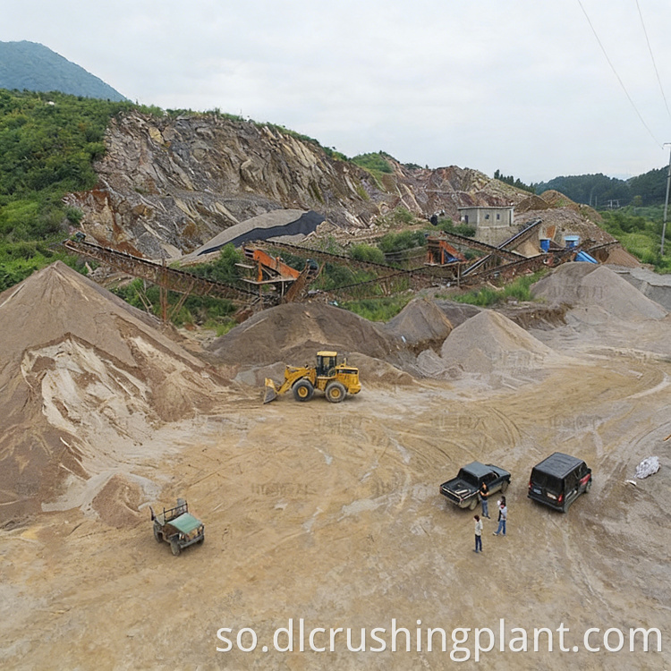 Burburinta Dhagax-dhagaxa iyo Nidaamka Soo saarista Ciidda Cobblestone Crushing and Sand Production System
